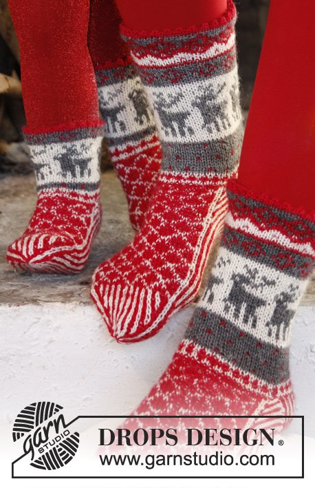 Zestaw na wzór Drops Christmas Stampede 1
