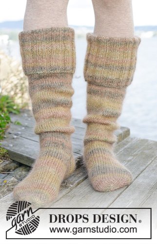 Zestaw na wzór Drops Mantle Socks 1