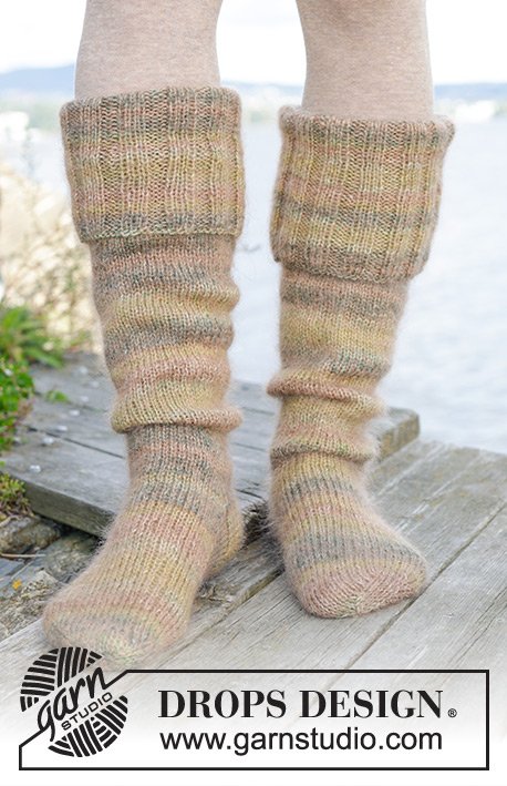 Zestaw na wzór Drops Mantle Socks 1