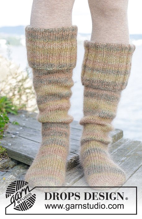 Zestaw na wzór Drops Mantle Socks 3
