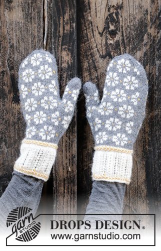 Zestaw na wzór Drops Winter Daisies 2