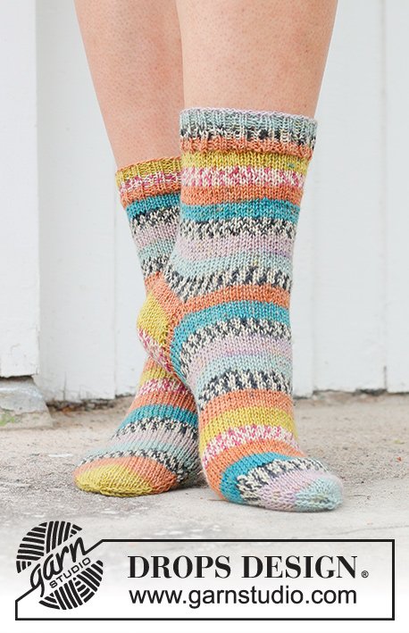 Zestaw na wzór Drops Winter Festival Socks 3