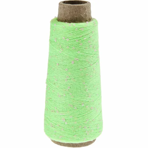 Nić z cekinami Rico Design Make It Blumchen 008 kolor zielony