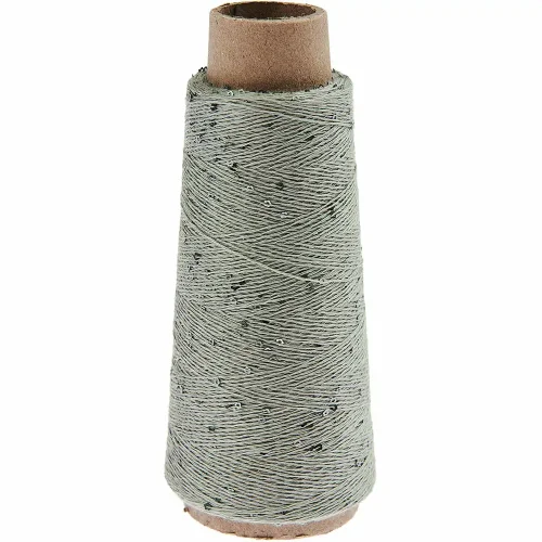 Nić z cekinami Rico Design Make It Blumchen 019 kolor srebro