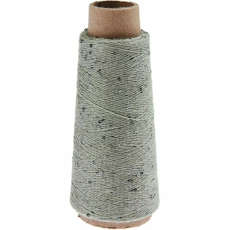 Nić z cekinami Rico Design Make It Blumchen 019 kolor srebro
