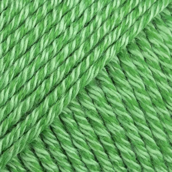 Drops Cotton Merino - papuzia zieleń - 37
