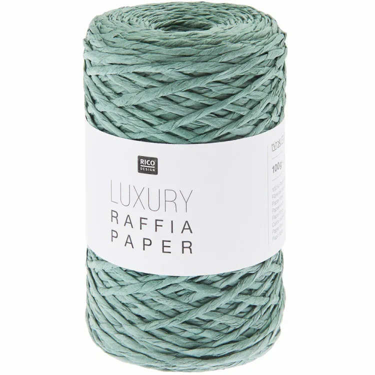 Rico Design Raffia Paper 007 jodłowa zieleń