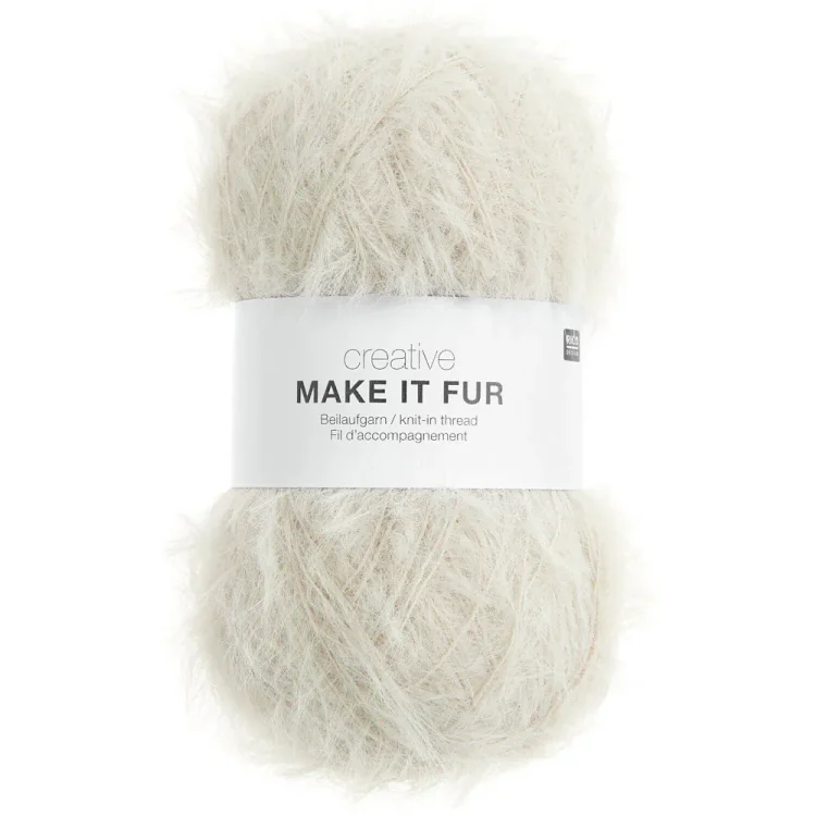 Rico Design Make It Fur 003 szarobeżowy