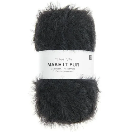 Rico Design Make It Fur 008 czarny