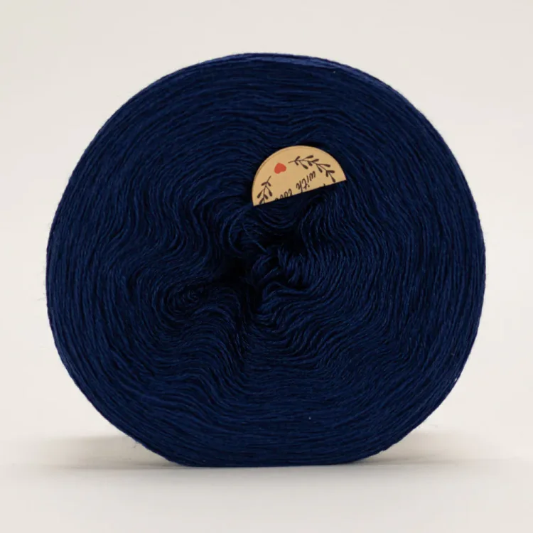 Ombre Rolls Merino atramentowy niebieski