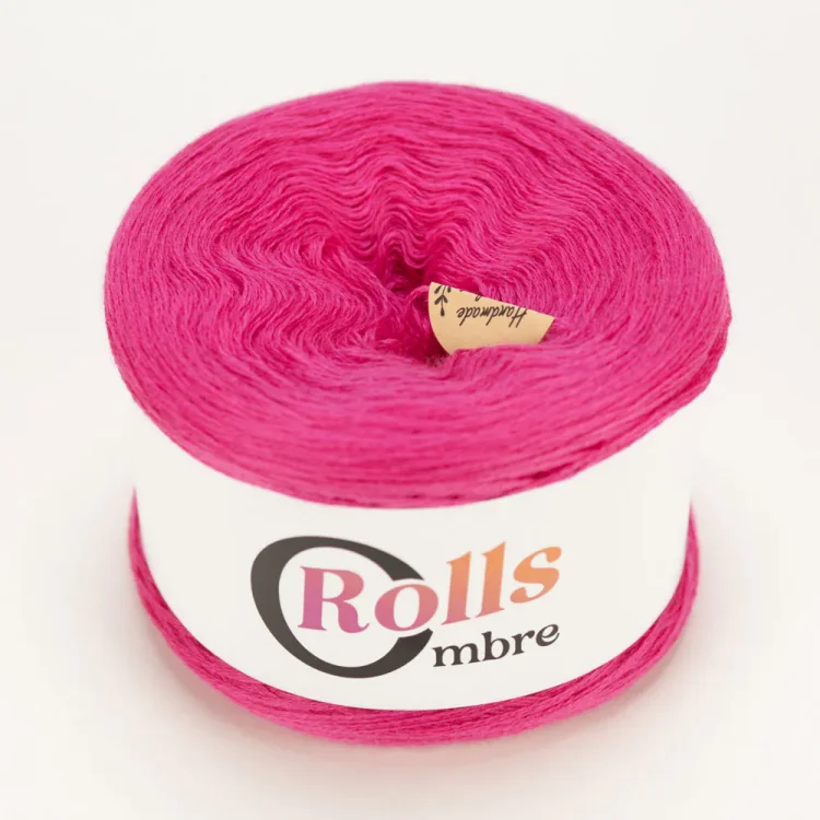 Ombre Rolls Merino fuksja