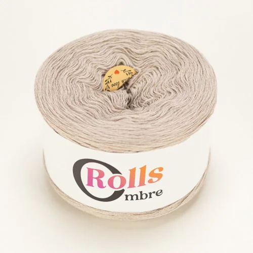 Ombre Rolls Merino szaro-beżowy