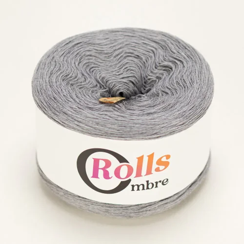 Ombre Rolls Merino szary