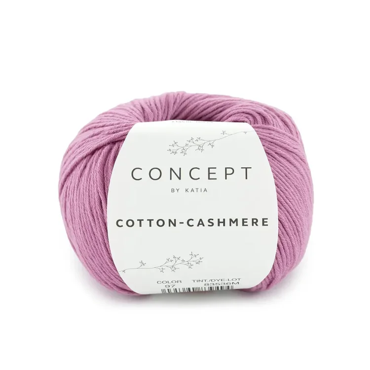 katia cotton cashmere bubble gum 97