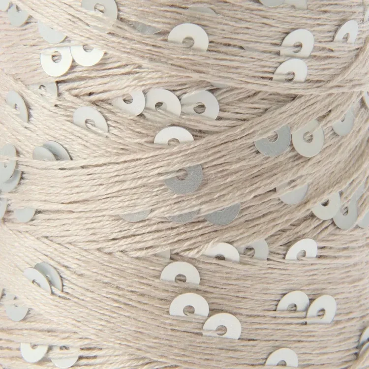 Rico Design Make It Paillette 001 srebrny