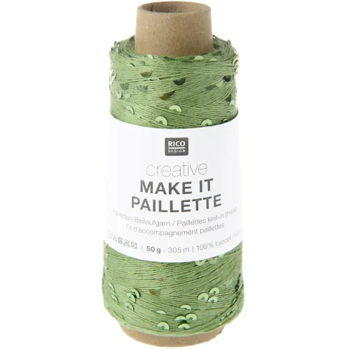 Rico Design Make It Paillette 002 zielony