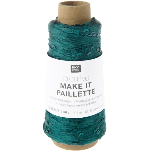 Rico Design Make It Paillette 003 petrol