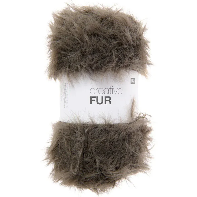 Rico Design Fur 005 ciemne khaki