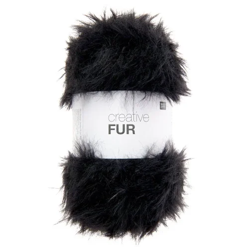 Rico Design Fur 009 czarny