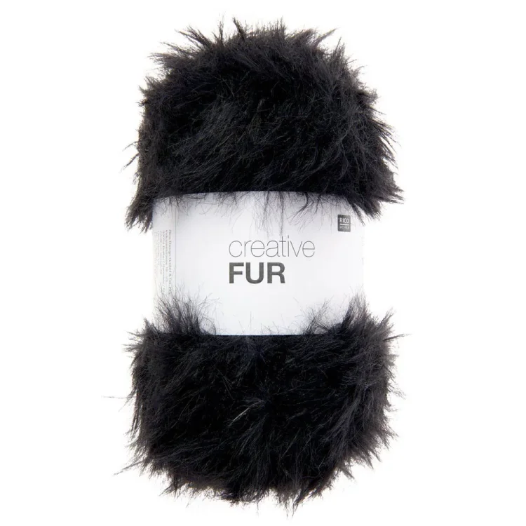 Rico Design Fur 009 czarny