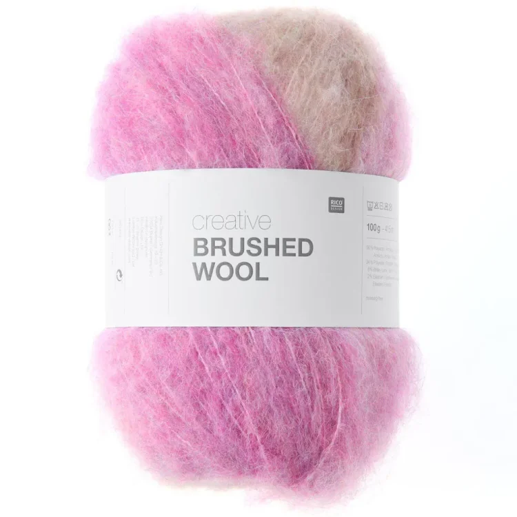 Rico Design Brushed Wool 002 Roses
