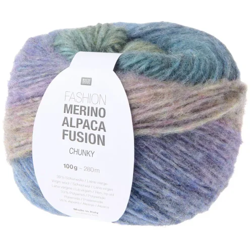 Rico Design Merino Alpaca Fusion Chunky 007 Dark Berries