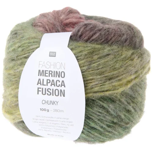 Rico Design Merino Alpaca Fusion Chunky 010 Warm Shades