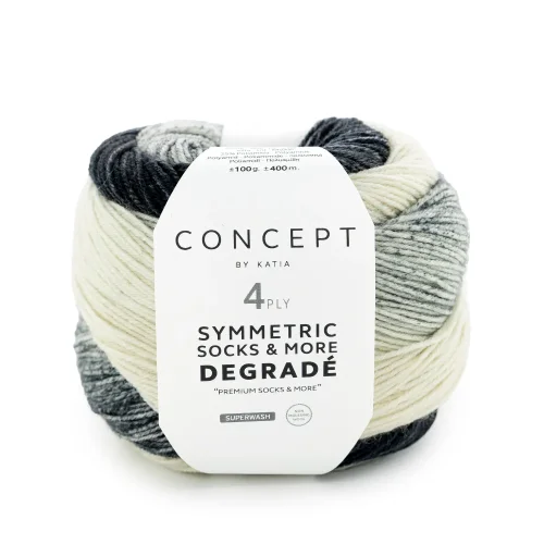 Katia Symmetric Socks & More - Degrade 50