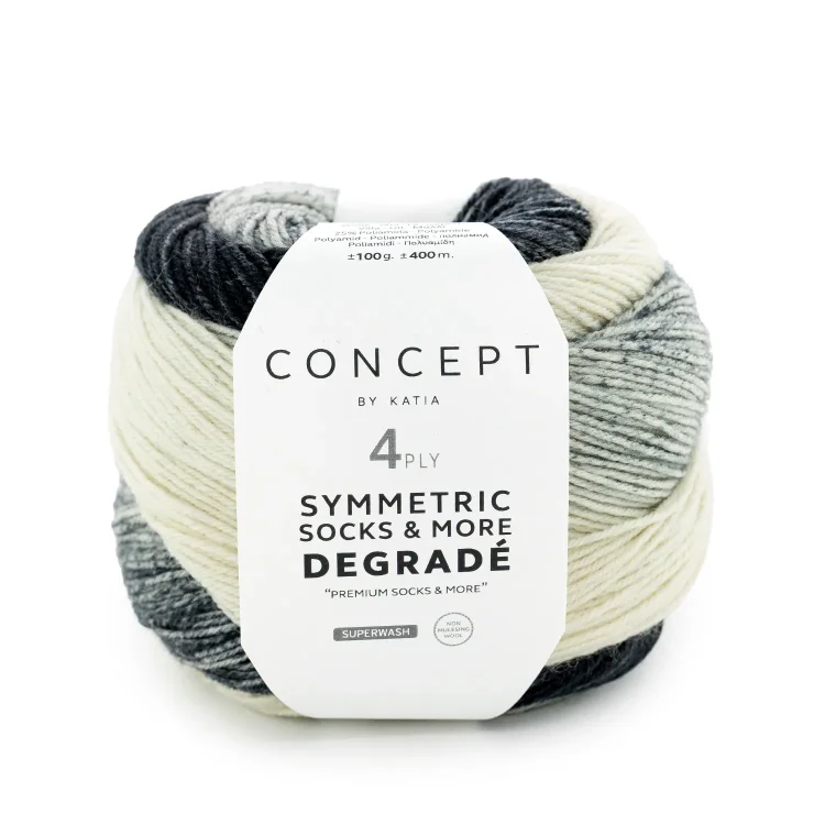 Katia Symmetric Socks & More - Degrade 50