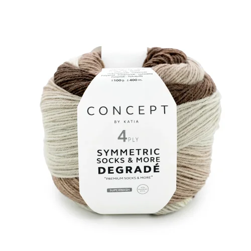 Katia Symmetric Socks & More - Degrade 51