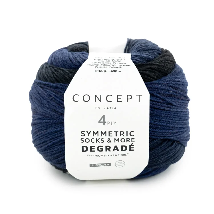 Katia Symmetric Socks &amp; More - Degrade 52