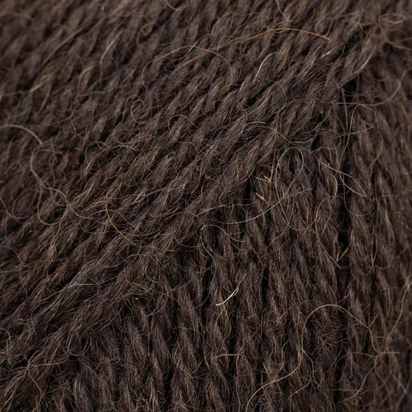 Drops Alpaca - czarna kawa - 9051
