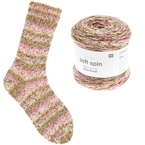 Włóczka Rico Design Socks Soft Spin 4 ply
