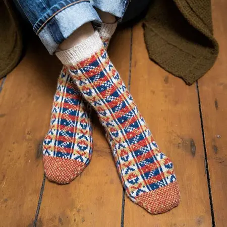 Wzór na skarpetki - Grand Shetland Adventure Knits