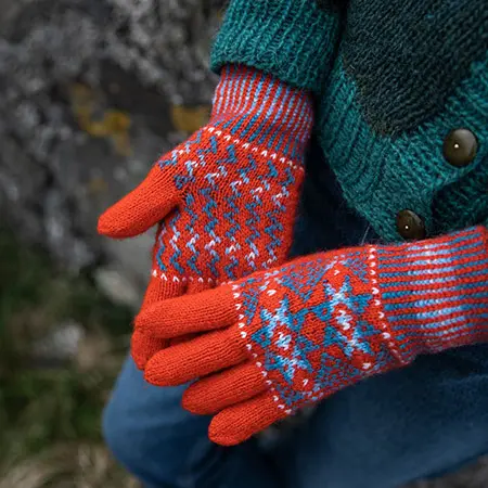 Wzór na rękawiczki - Grand Shetland Adventure Knits