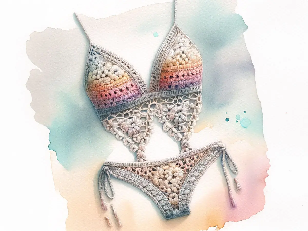 Bikini na szydełku